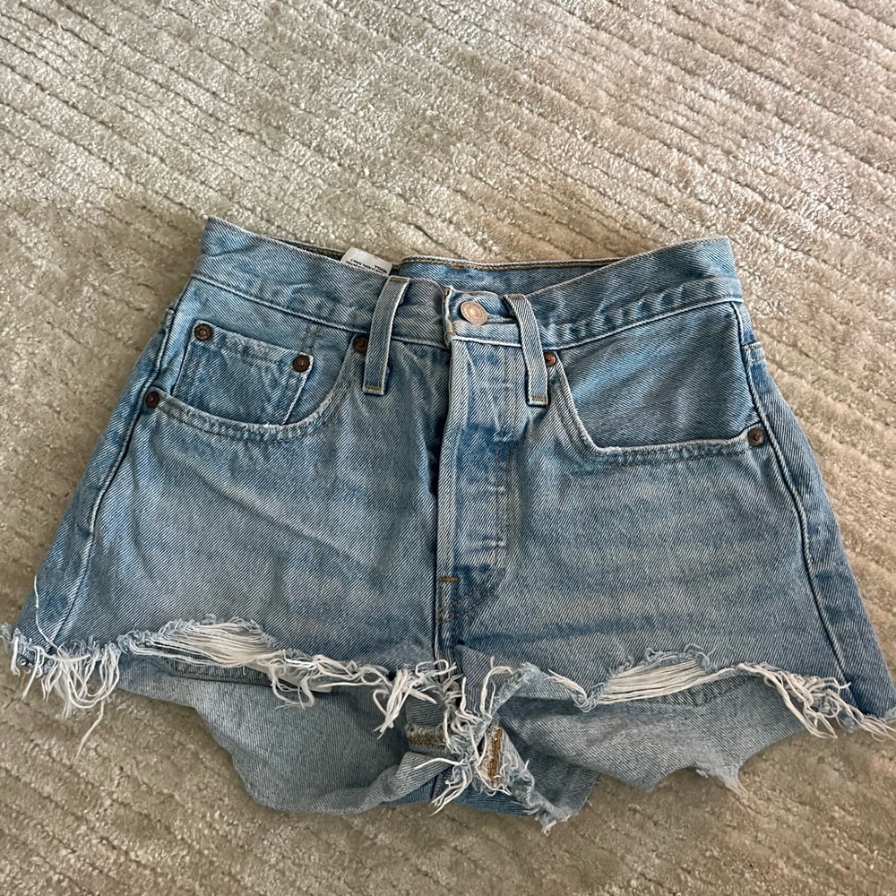 Denim Distressed Women Shorts